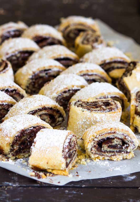 מגולגלות שוקולד ואגוזים מהירות